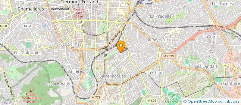 localisation de l'entreprise MONSIEUR ABDELKRIM LAMRHARI  COURNON-D'AUVERGNE