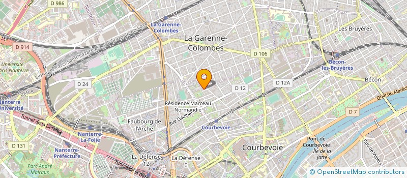 localisation de l'entreprise MONSIEUR ABDELKRIM LEMGHAIRBAT à COURBEVOIE
