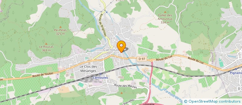 localisation de l'entreprise MONSIEUR ABDELKRIM MADJRI  CARNOULES