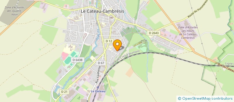 localisation de l'entreprise MONSIEUR ABDELKRIM MAHIEDDINE  LE CATEAU-CAMBRESIS