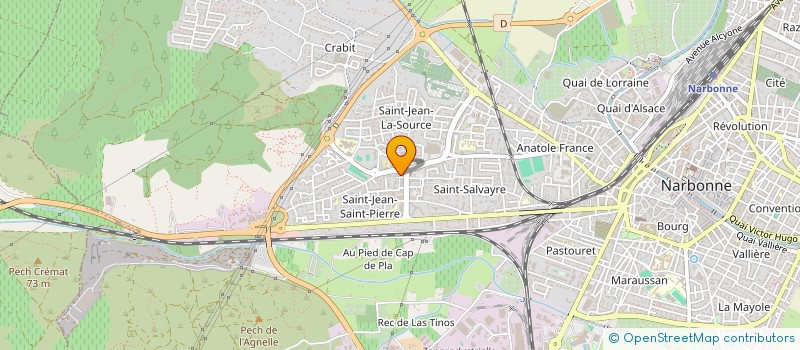 localisation de l'entreprise MONSIEUR ABDELKRIM MEDDAH  NARBONNE