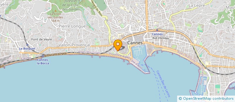 localisation de l'entreprise MONSIEUR ABDELKRIM MEFTAH à CANNES