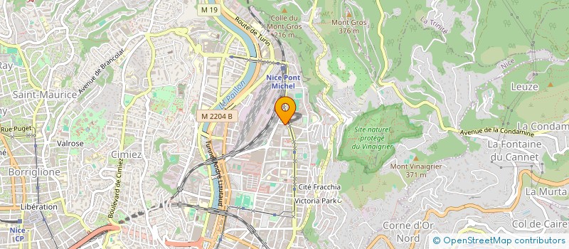 localisation de l'entreprise MONSIEUR ABDELKRIM MEGHAZI à NICE
