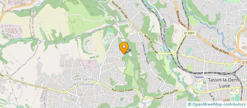 localisation de l'entreprise MONSIEUR ABDELKRIM MELLOUCH  SAINT-GENIS-LES-OLLIERES