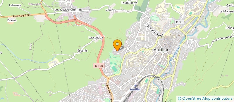 localisation de l'entreprise MONSIEUR ABDELKRIM MERZOUKI à AURILLAC