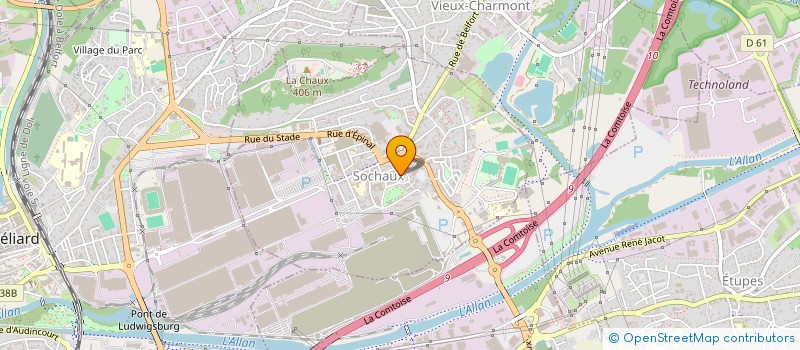 localisation de l'entreprise MONSIEUR ABDELKRIM MESSAHEL  SOCHAUX