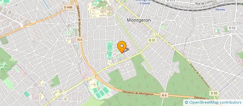 localisation de l'entreprise MONSIEUR ABDELKRIM MOHAMED-EL-GUELIA à MONTGERON