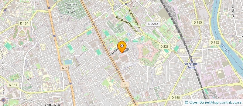 localisation de l'entreprise MONSIEUR ABDELKRIM MOHDEB  VITRY-SUR-SEINE