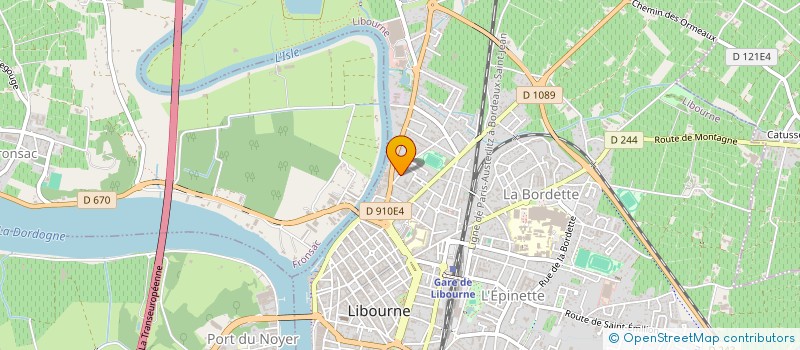 localisation de l'entreprise MONSIEUR ABDELKRIM MOKHTARI à LIBOURNE