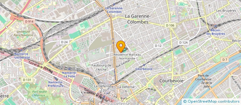 localisation de l'entreprise MONSIEUR ABDELKRIM NAILI à COURBEVOIE