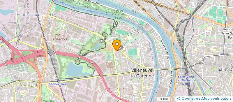 localisation de l'entreprise MONSIEUR ABDELKRIM NOUREDDINE à VILLENEUVE-LA-GARENNE