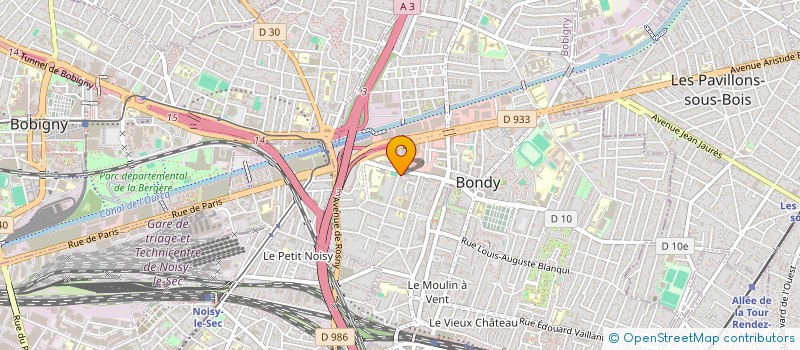 localisation de l'entreprise MONSIEUR ABDELKRIM OUAHID DJEKIDA  BONDY