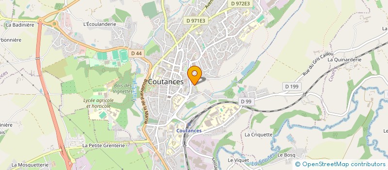 localisation de l'entreprise MONSIEUR ABDELKRIM OULD SLIMANE  COUTANCES