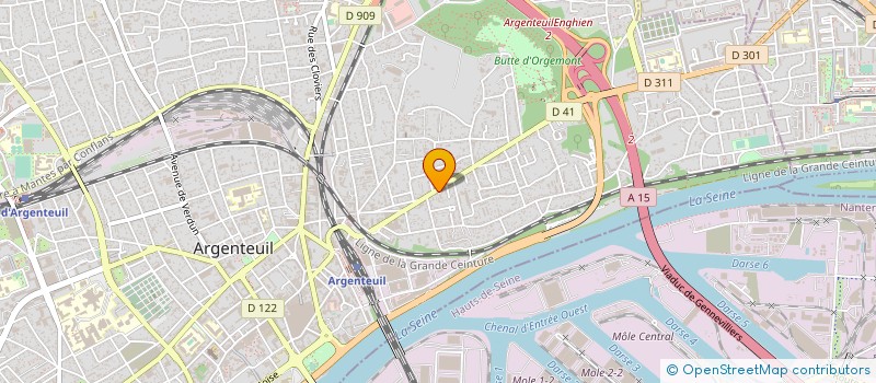 localisation de l'entreprise MONSIEUR ABDELKRIM RAHMANI  ARGENTEUIL