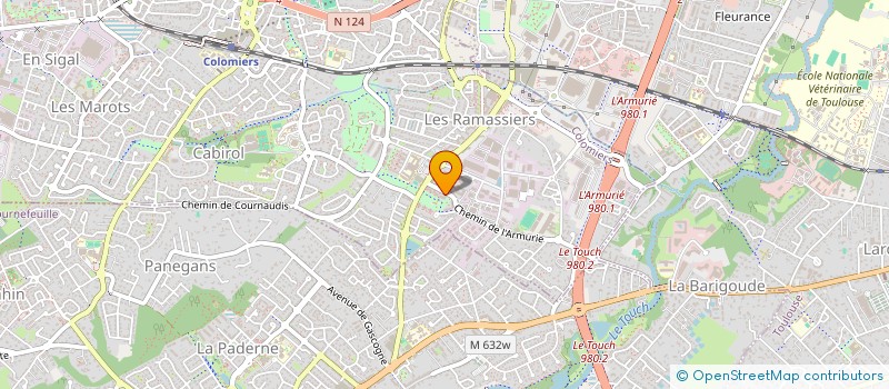 localisation de l'entreprise MONSIEUR ABDELKRIM RAHOU à COLOMIERS