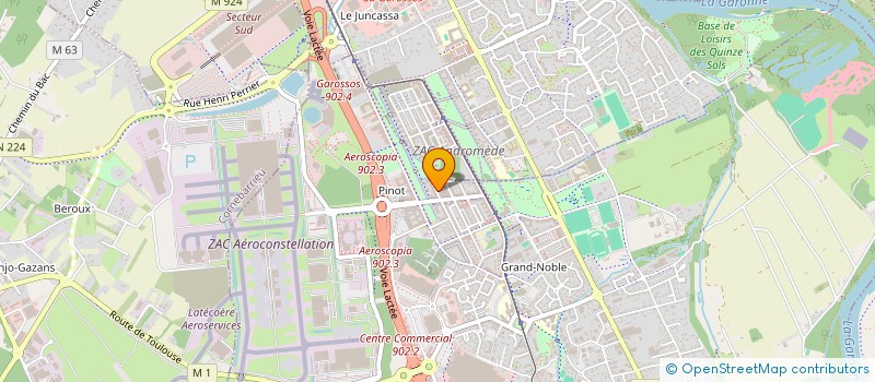 localisation de l'entreprise MONSIEUR ABDELKRIM ROUBA  BLAGNAC