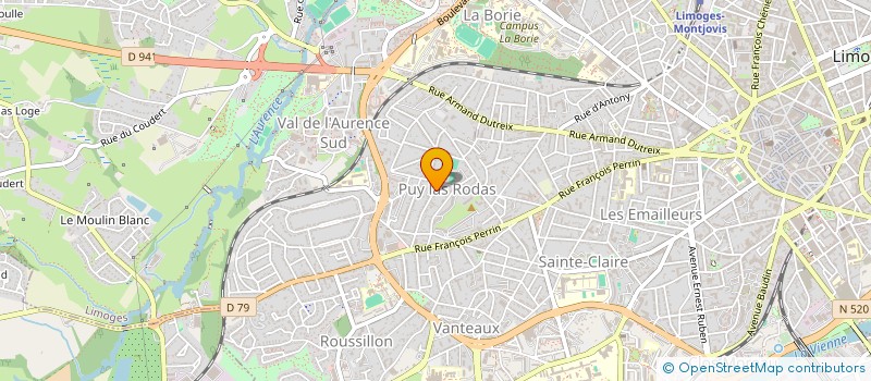 localisation de l'entreprise MONSIEUR ABDELKRIM SANNADI à LIMOGES