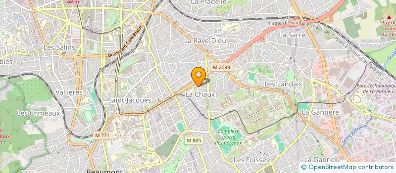 localisation de l'entreprise MONSIEUR ABDELKRIM SEFFARI  CLERMONT-FERRAND