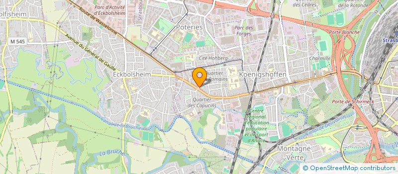 localisation de l'entreprise MONSIEUR ABDELKRIM SEHANINE  STRASBOURG