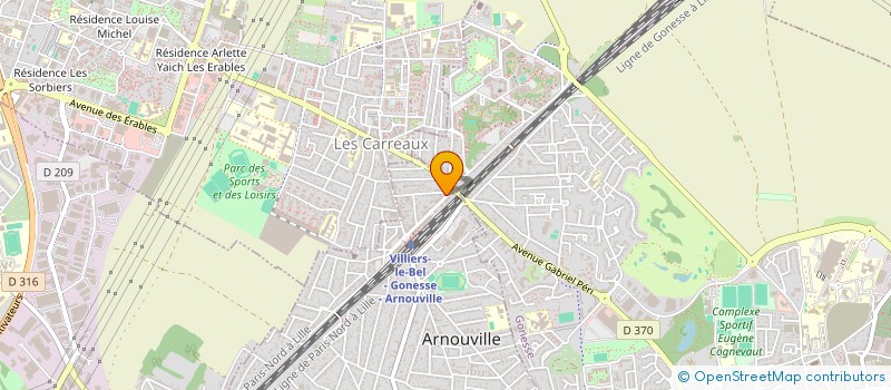 localisation de l'entreprise MONSIEUR ABDELKRIM SLIMANI  ARNOUVILLE