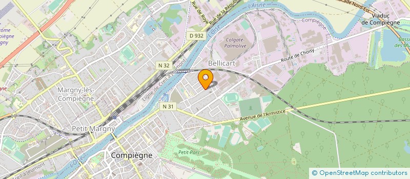 localisation de l'entreprise MONSIEUR ABDELKRIM TAJIOUTI à COMPIEGNE