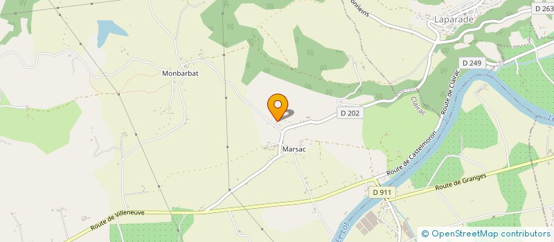 localisation de l'entreprise MONSIEUR ABDELKRIM TAOUNTI à CLAIRAC