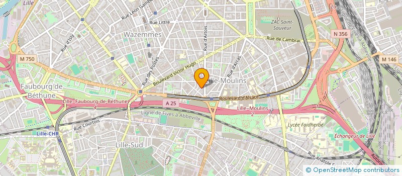 localisation de l'entreprise MONSIEUR ABDELKRIM YENBOU à LILLE