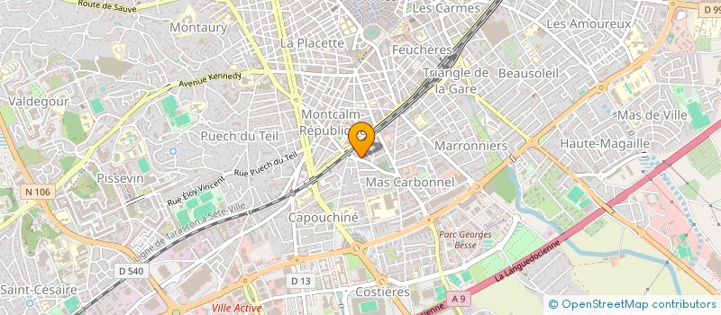 localisation de l'entreprise MONSIEUR ABDELKRIM ZERAR  NIMES