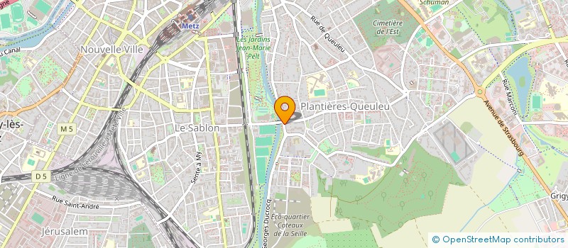 localisation de l'entreprise MONSIEUR ABDELKRIM ZERARGA  METZ