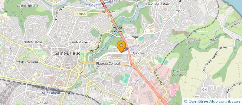 localisation de l'entreprise MONSIEUR ABDELKRIM ZINDINE à SAINT-BRIEUC