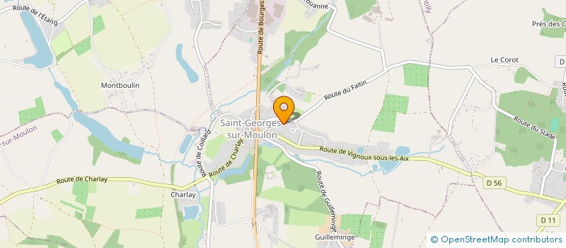 localisation de l'entreprise MONSIEUR ABDELKRIME AOURAGHE  SAINT-GEORGES-SUR-MOULON