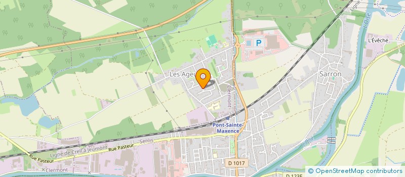 localisation de l'entreprise MONSIEUR ABDELLA HAMMAIDI  LES AGEUX