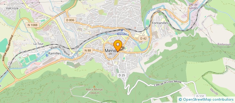 localisation de l'entreprise MONSIEUR ABDELLAH ABDELMALEK  MENDE