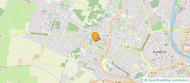 localisation de l'entreprise MONSIEUR ABDELLAH ABEKER  AUXERRE