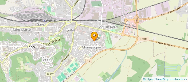 localisation de l'entreprise MONSIEUR ABDELLAH ABERKAOUI à LAON