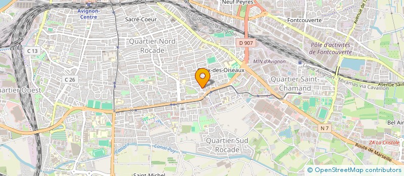 localisation de l'entreprise MONSIEUR ABDELLAH ABOULGHAZI  AVIGNON