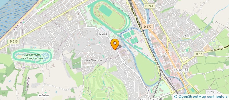 localisation de l'entreprise MONSIEUR ABDELLAH AFZAN  DEAUVILLE