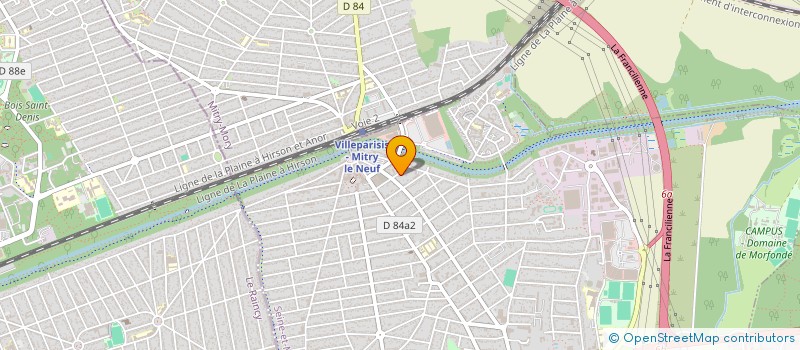 localisation de l'entreprise MONSIEUR ABDELLAH AIT ABDELLAH  VILLEPARISIS