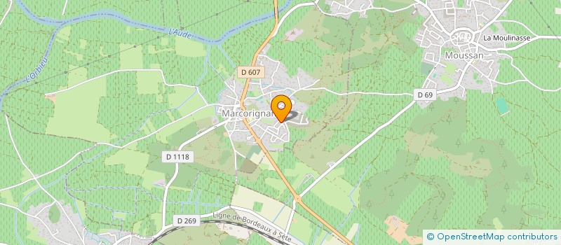 localisation de l'entreprise MONSIEUR ABDELLAH AIT HAMMOU  MARCORIGNAN