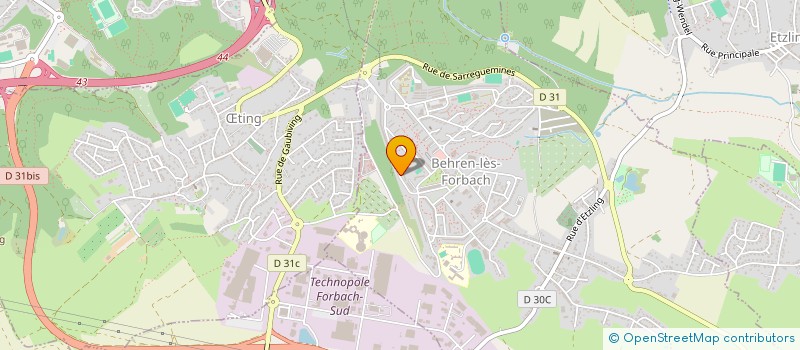 localisation de l'entreprise MONSIEUR ABDELLAH AIT  OUSSAYER  BEHREN-LES-FORBACH