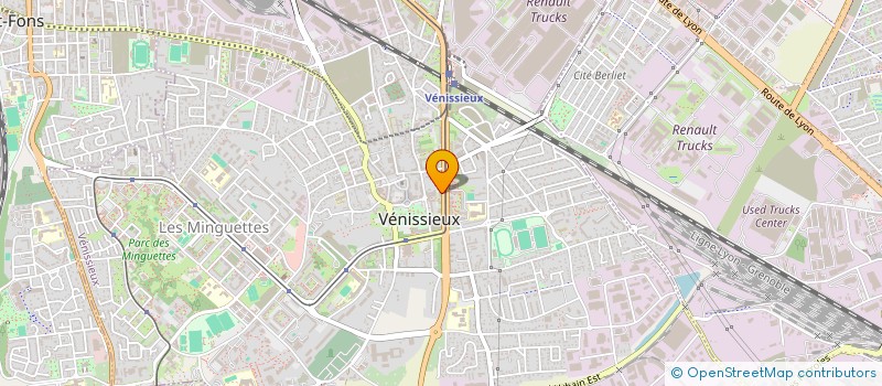 localisation de l'entreprise MONSIEUR ABDELLAH AMAROUCHE  VENISSIEUX