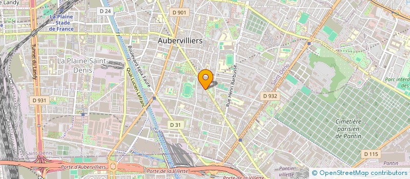 localisation de l'entreprise MONSIEUR ABDELLAH ANOUHAL à AUBERVILLIERS