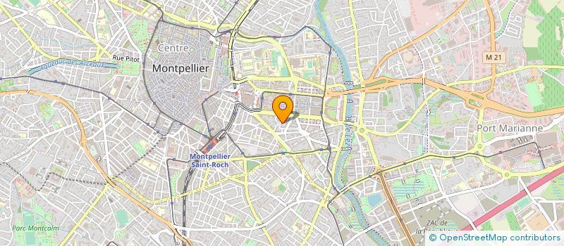localisation de l'entreprise MONSIEUR ABDELLAH AOURRAA à MONTPELLIER