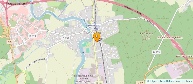 localisation de l'entreprise MONSIEUR ABDELLAH APPRAOUI à AUXERRE