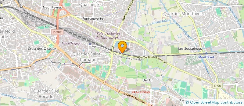 localisation de l'entreprise MONSIEUR ABDELLAH AZOUGAGH  AVIGNON