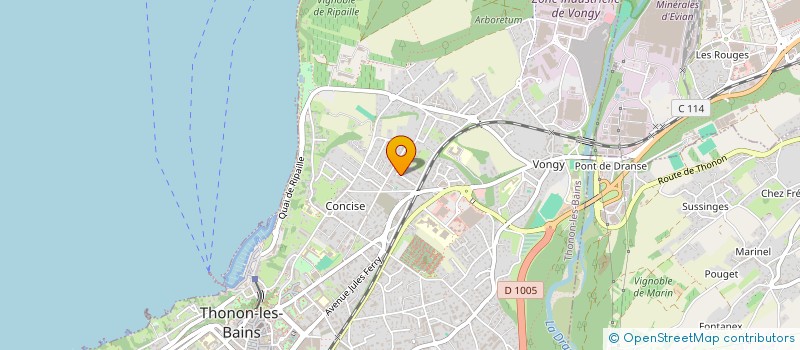 localisation de l'entreprise MONSIEUR ABDELLAH BADRI à THONON-LES-BAINS