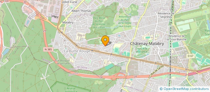 localisation de l'entreprise MONSIEUR ABDELLAH BAHOUSS à CHATENAY-MALABRY