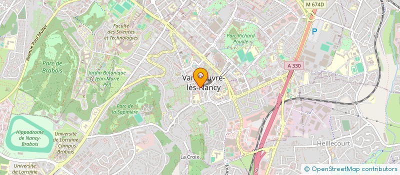 localisation de l'entreprise MONSIEUR ABDELLAH BAYECHOU EL ARABI  VANDUVRE-LES-NANCY