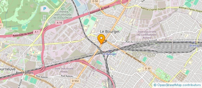localisation de l'entreprise MONSIEUR ABDELLAH BEL KHAOUA à LE BOURGET