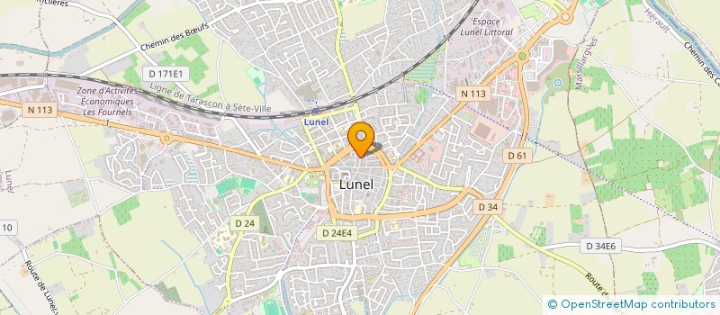 localisation de l'entreprise MONSIEUR ABDELLAH BELFILALIA  LUNEL